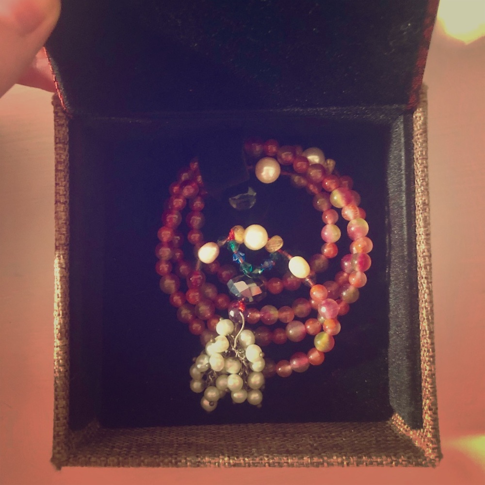 Multicolor beaded necklace